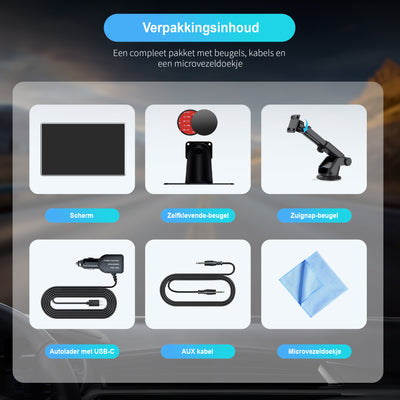 Strolox 9 inch Carplay-scherm / Android Auto