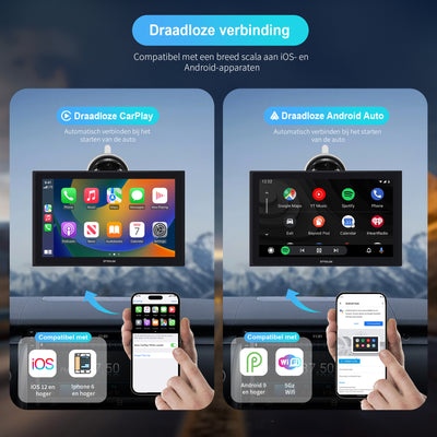 Strolox 9 inch Carplay-scherm / Android Auto