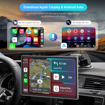 Strolox 9 inch Carplay-scherm / Android Auto