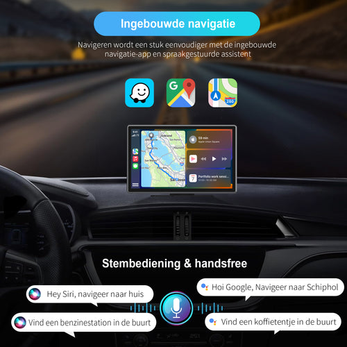 Strolox 9 inch Carplay-scherm / Android Auto