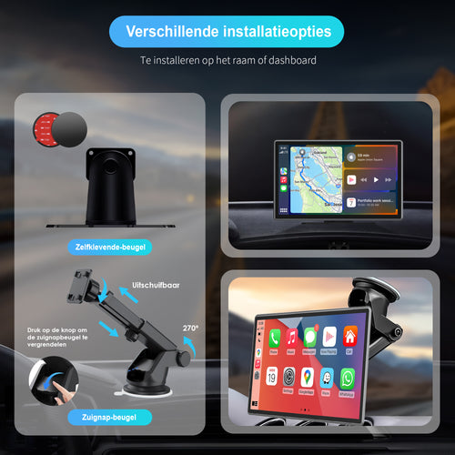 Strolox 9 inch Carplay-scherm / Android Auto