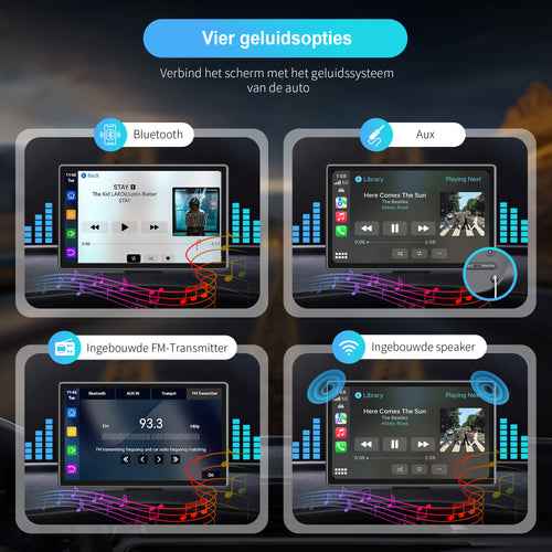 Strolox 9 inch Carplay-scherm / Android Auto