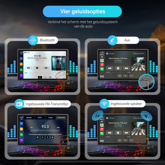 Strolox 9 inch Carplay-scherm / Android Auto